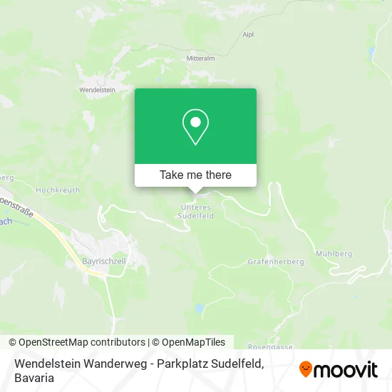 Карта Wendelstein Wanderweg - Parkplatz Sudelfeld
