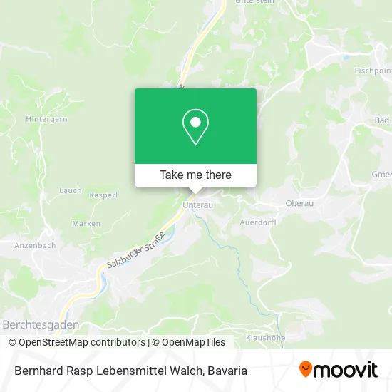 Карта Bernhard Rasp Lebensmittel Walch