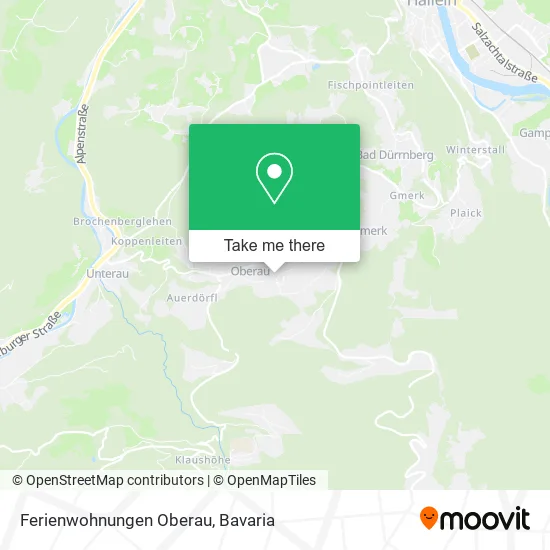 Карта Ferienwohnungen Oberau