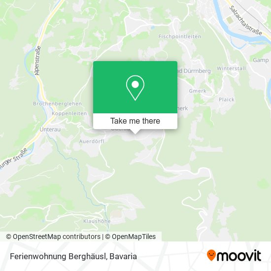 Ferienwohnung Berghäusl map