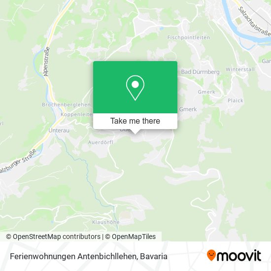Ferienwohnungen Antenbichllehen map