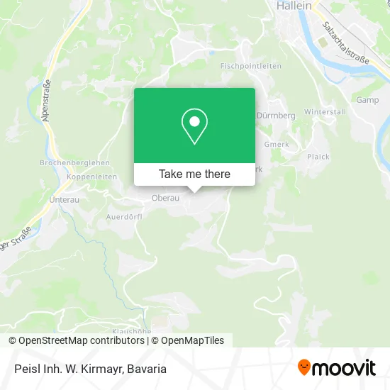 Карта Peisl Inh. W. Kirmayr