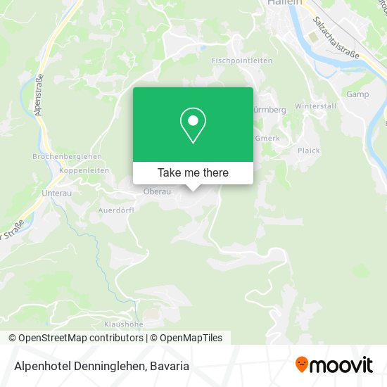 Alpenhotel Denninglehen map