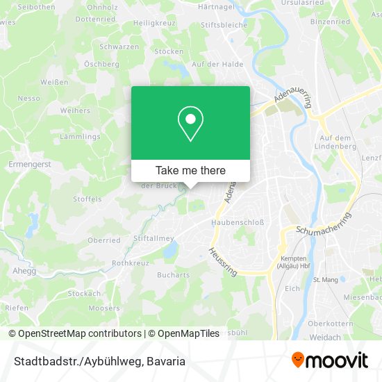 Stadtbadstr./Aybühlweg map