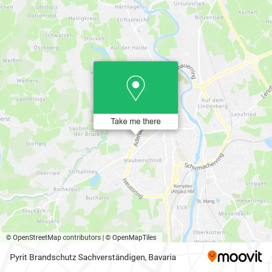 Карта Pyrit Brandschutz Sachverständigen