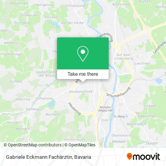Gabriele Eckmann Fachärztin map