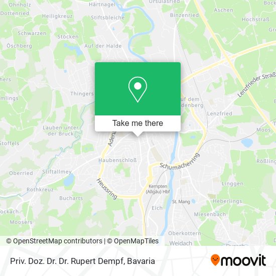 Priv. Doz. Dr. Dr. Rupert Dempf map