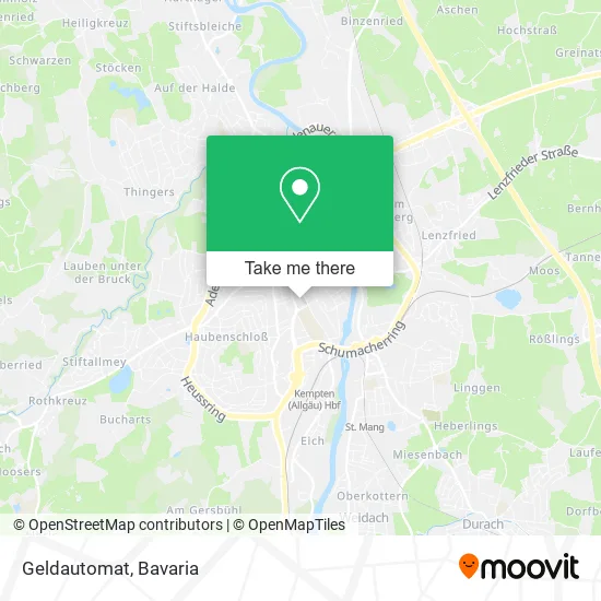 Карта Geldautomat