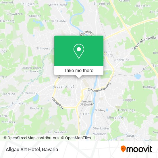 Allgäu Art Hotel map