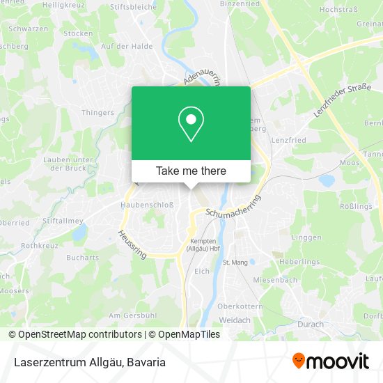 Laserzentrum Allgäu map