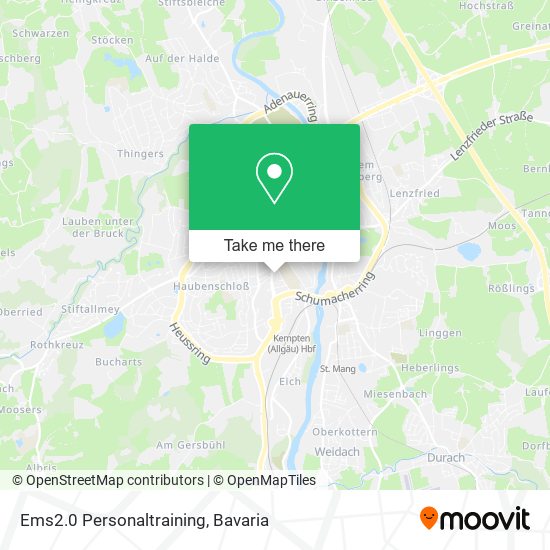 Ems2.0 Personaltraining map