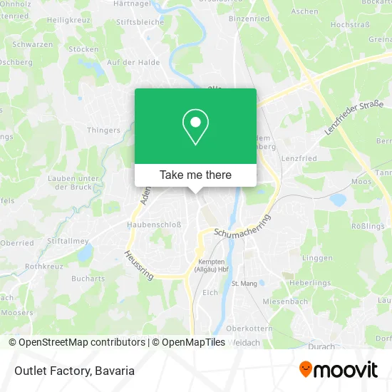 Outlet Factory map