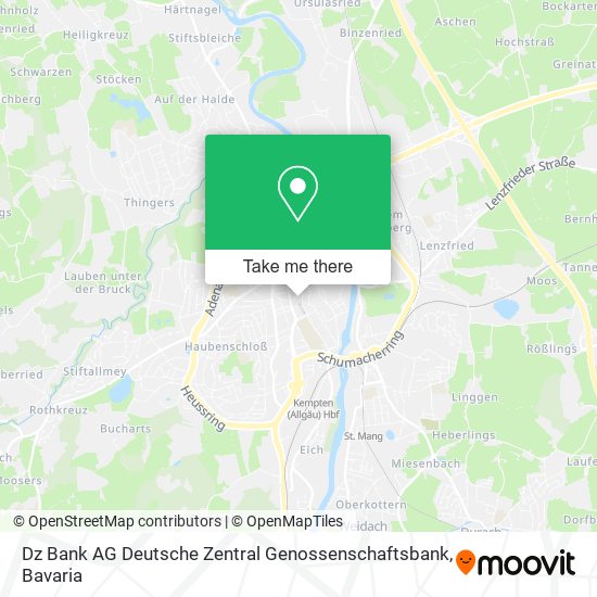 Dz Bank AG Deutsche Zentral Genossenschaftsbank map