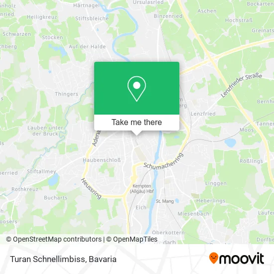 Turan Schnellimbiss map
