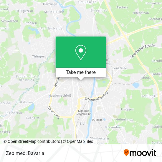 Карта Zebimed