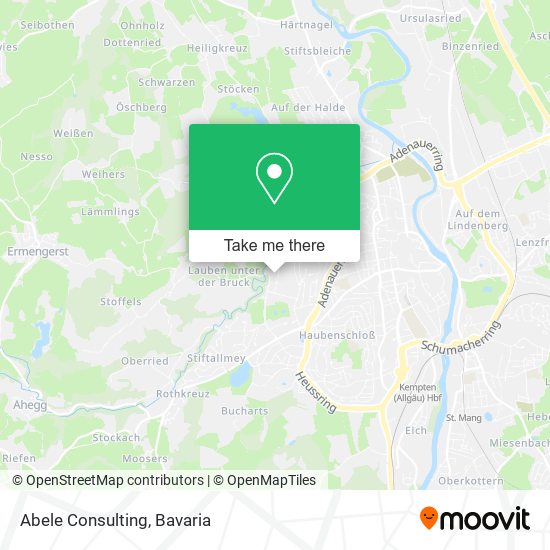 Abele Consulting map