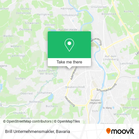 Карта Brill Unternehmensmakler