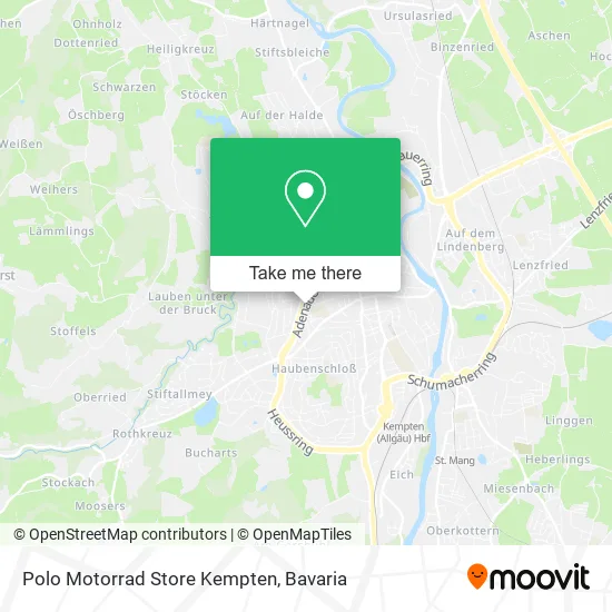 Карта Polo Motorrad Store Kempten