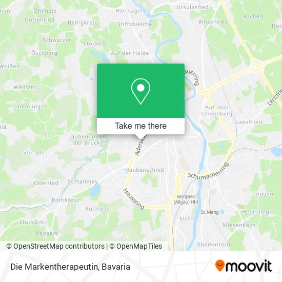 Карта Die Markentherapeutin