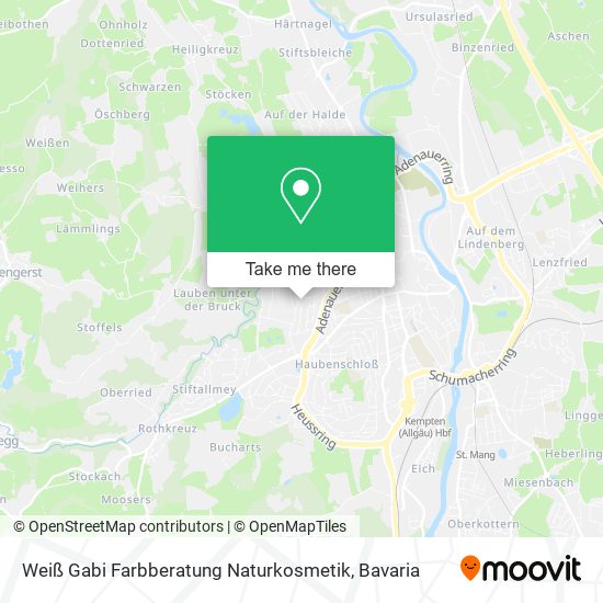 Weiß Gabi Farbberatung Naturkosmetik map