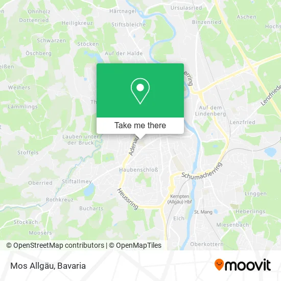 Карта Mos Allgäu