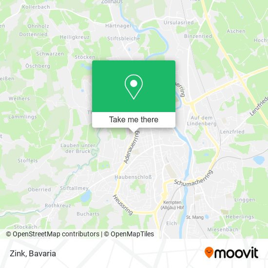 Карта Zink