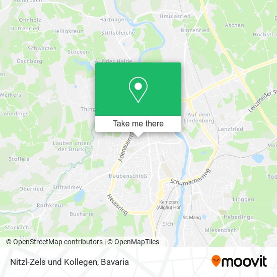 Nitzl-Zels und Kollegen map