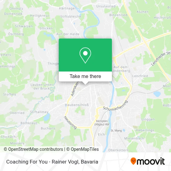 Coaching For You - Rainer Vogl map