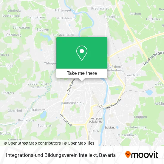 Карта Integrations-und Bildungsverein Intellekt