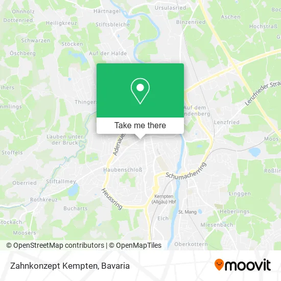 Карта Zahnkonzept Kempten