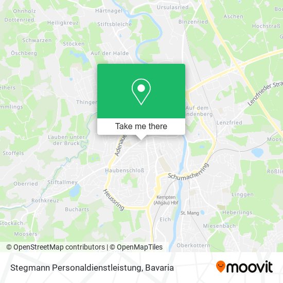 Stegmann Personaldienstleistung map