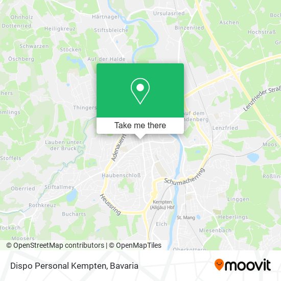 Dispo Personal Kempten map