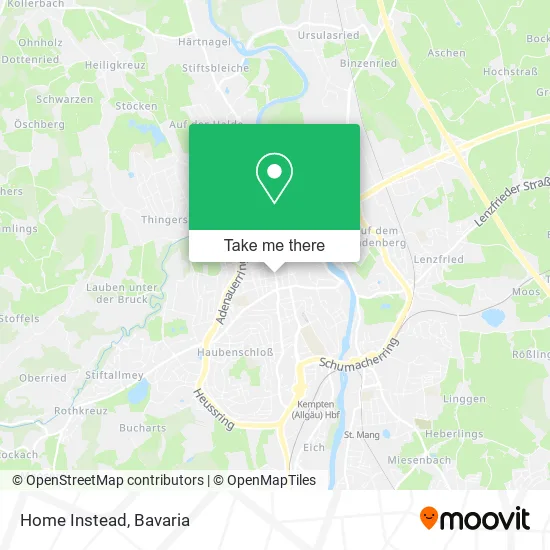 Карта Home Instead