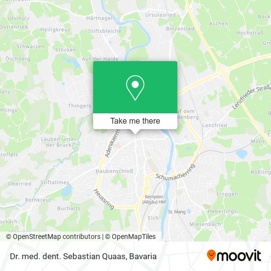 Dr. med. dent. Sebastian Quaas map