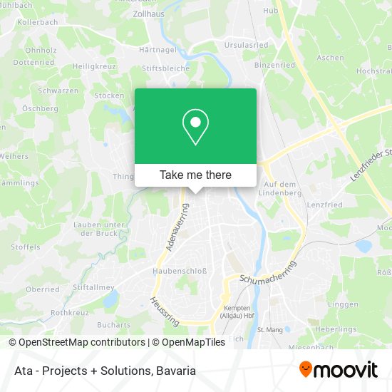 Ata - Projects + Solutions map