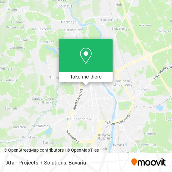 Карта Ata - Projects + Solutions