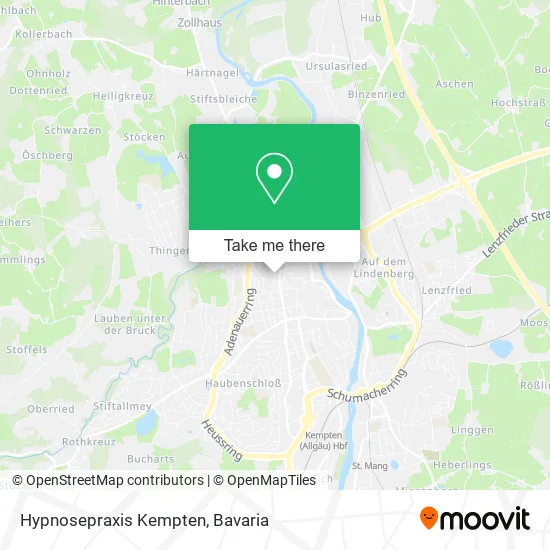 Карта Hypnosepraxis Kempten