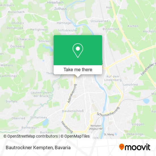 Bautrockner Kempten map