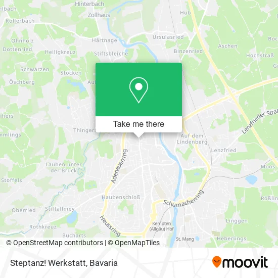 Карта Steptanz! Werkstatt