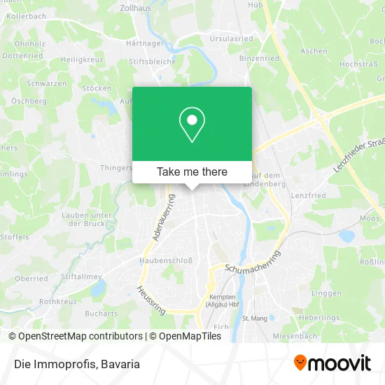Карта Die Immoprofis