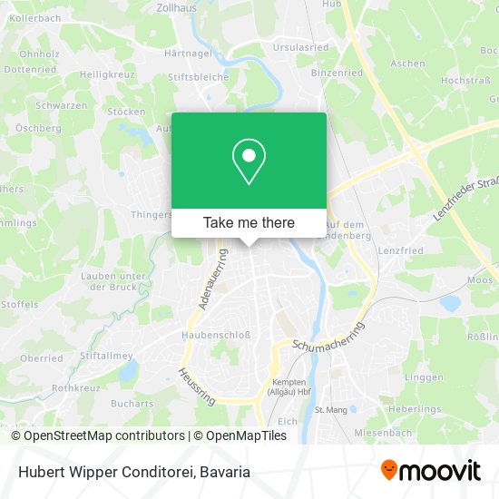 Карта Hubert Wipper Conditorei