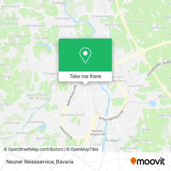 Карта Neuner Reiseservice