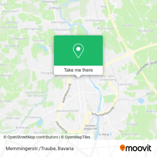 Карта Memmingerstr./Traube
