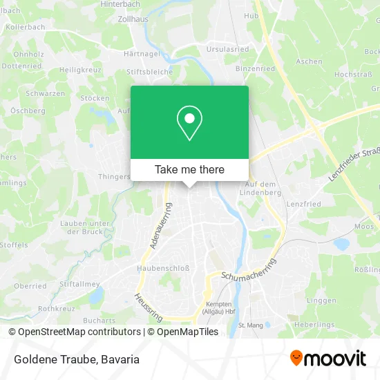 Карта Goldene Traube