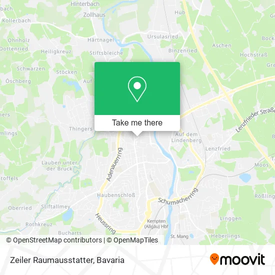 Карта Zeiler Raumausstatter