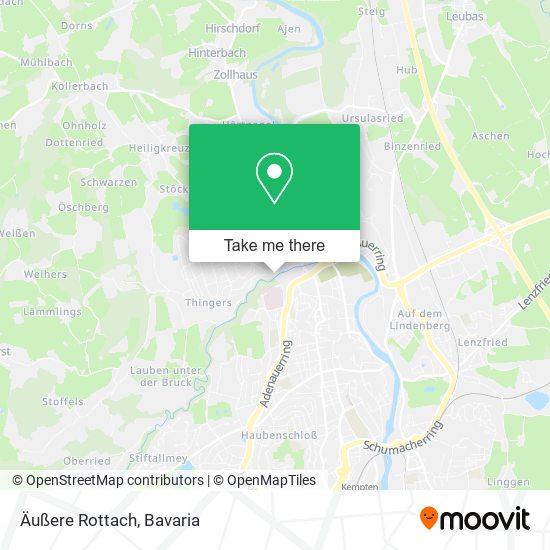 Äußere Rottach map