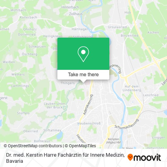 Dr. med. Kerstin Harre Fachärztin für Innere Medizin map