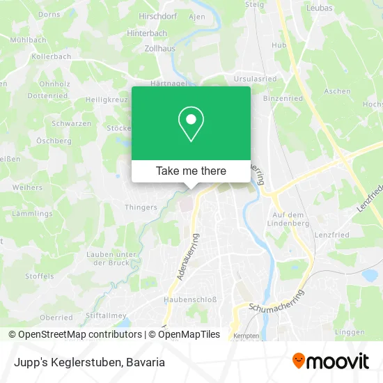 Карта Jupp's Keglerstuben