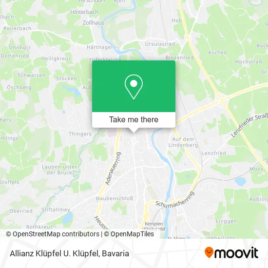 Карта Allianz Klüpfel U. Klüpfel