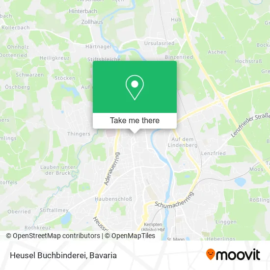 Карта Heusel Buchbinderei